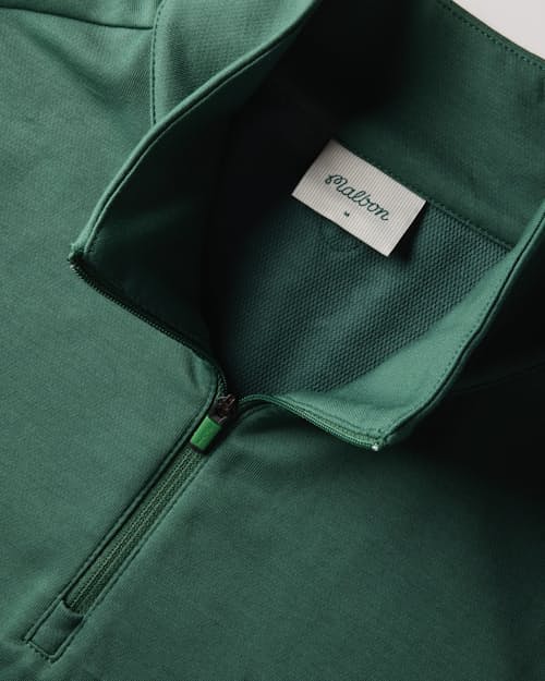laydown detail image of Flyer Midlayer Quarter-Zip