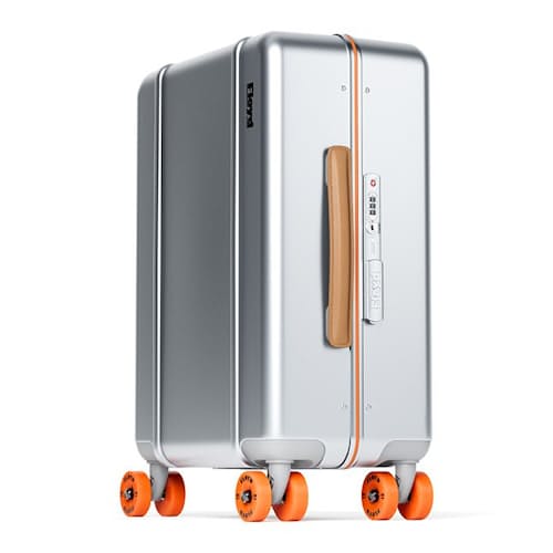 laydown image of Aluminum Cabin Suitcase