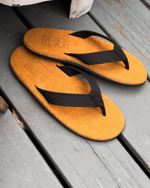 lifestyle image of Grown & Sewn x Island Slipper