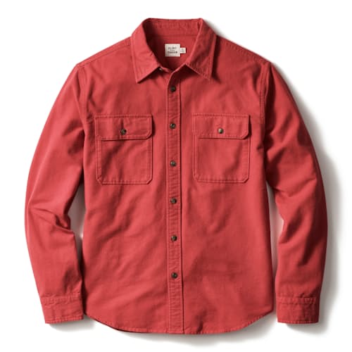 laydown image of Chamois Two-Pocket Shirt