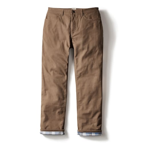 laydown image of Flannel-Lined Canvas Pant - HB Athletic Straight