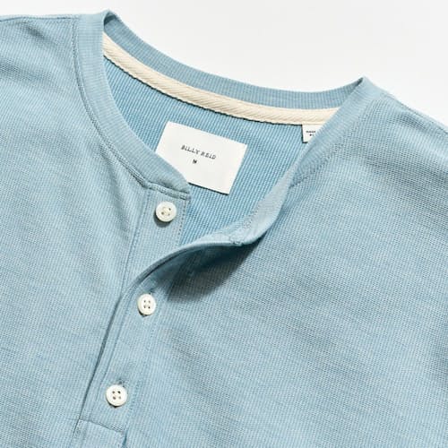 laydown detail image of Short-Sleeve Birdseye Henley