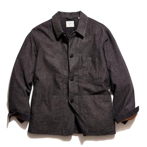 laydown image of Chambray Chore Jacket