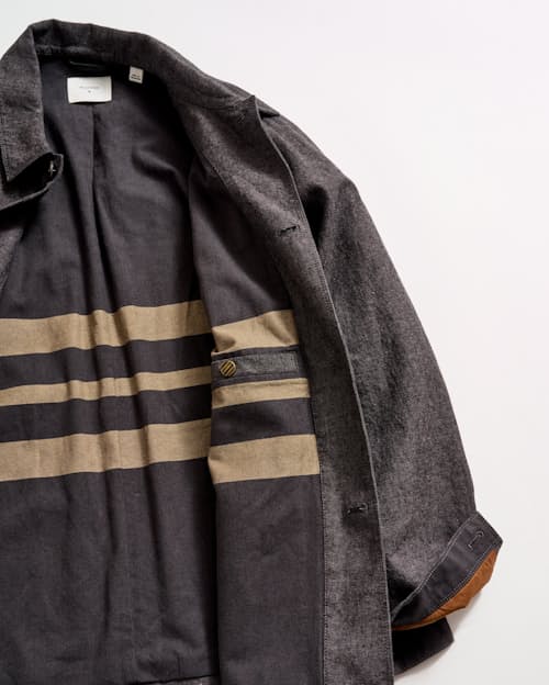 laydown detail image of Chambray Chore Jacket