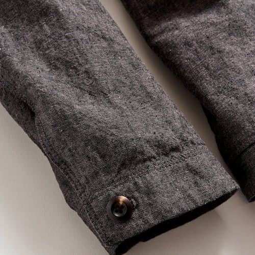laydown detail image of Chambray Chore Jacket