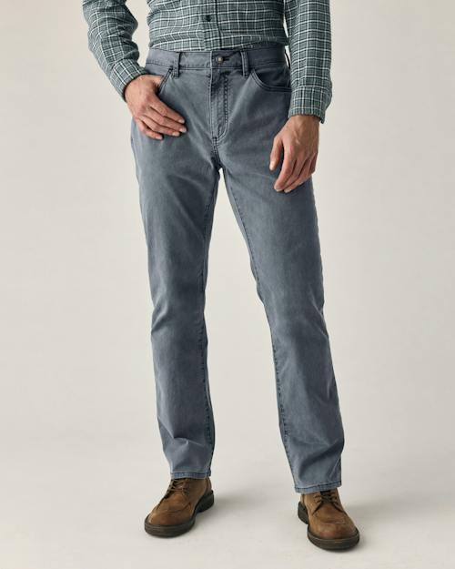 on model image of 365 5-Pocket Pant - HB Athletic Straight