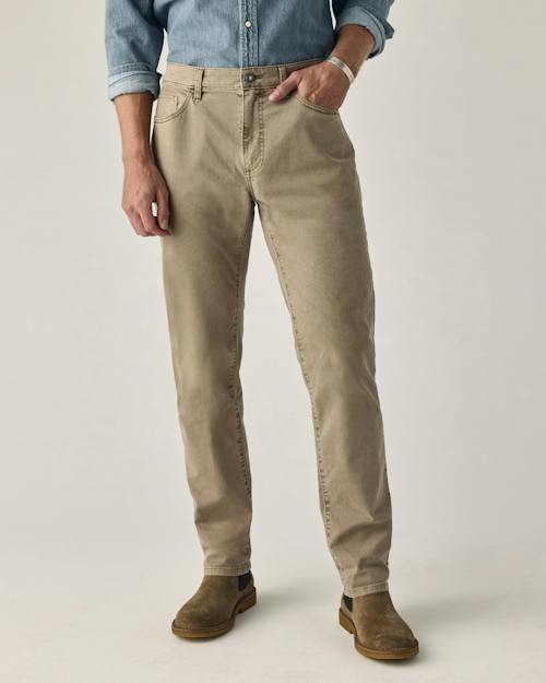 on model image of 365 5-Pocket Pant - HB Athletic Straight
