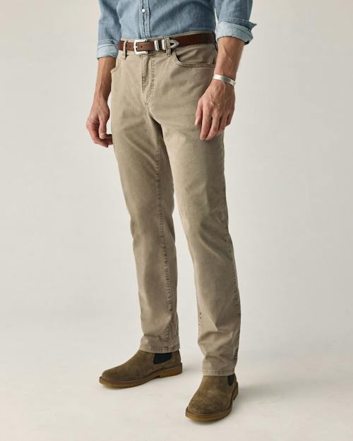 on model image of 365 5-Pocket Pant - HB Athletic Straight