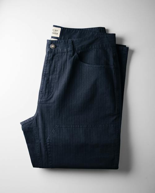 no crop image of Herringbone Mill Pant