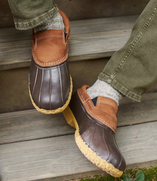 lifestyle image of Rubber Moc Slip On