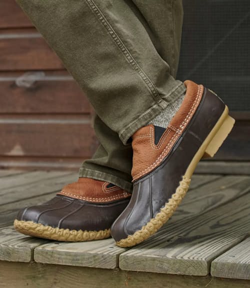 lifestyle image of Rubber Moc Slip On