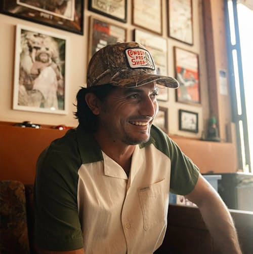 lifestyle image of Cowboy Pro Shop Hat