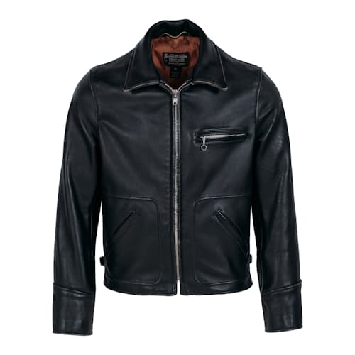 laydown image of Delivery From Nowhere Leather Jacket