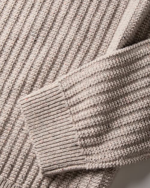 laydown detail image of Recycled Cotton Headlands Mock Button