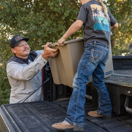 lifestyle image of Payloader Storage Bin  - 3 Pack