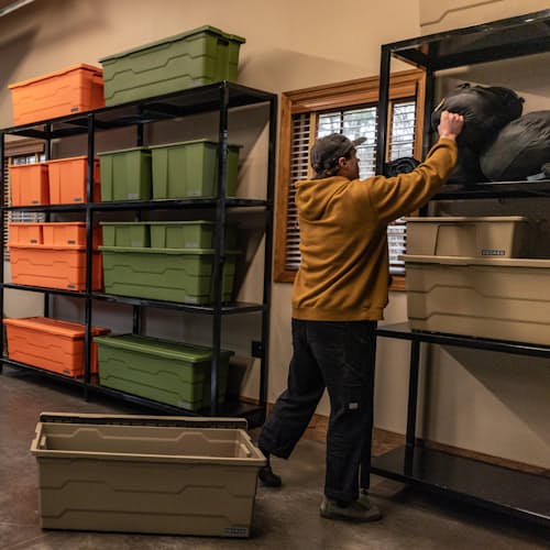 lifestyle image of Payloader Storage Bin - 2 Pack