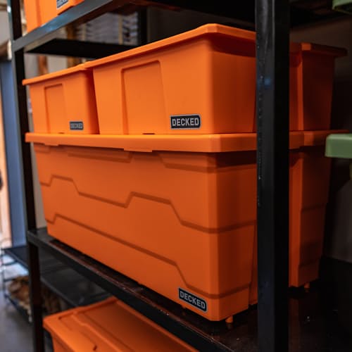 lifestyle image of Payloader Storage Bin - Single Pack -133 L
