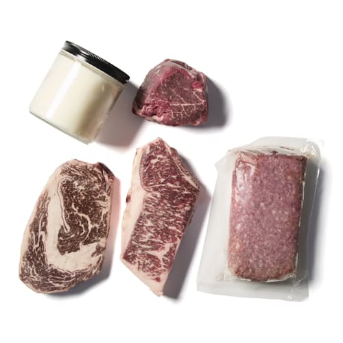 laydown image of Steak Sampler