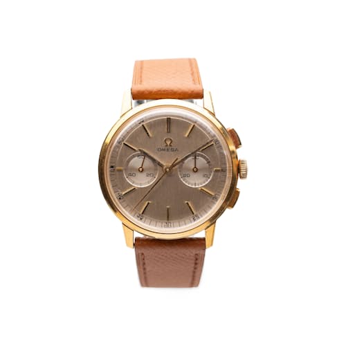 laydown image of Omega Gold Chronograph 101.009