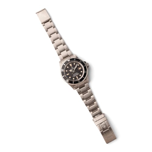laydown image of 1984 Rolex 16660 Tropical Sea-Dweller