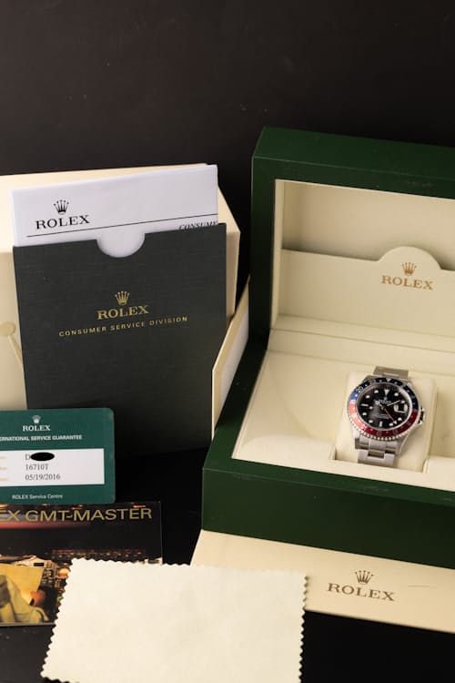 lifestyle image of 2006 Rolex 16710 GMT Master II