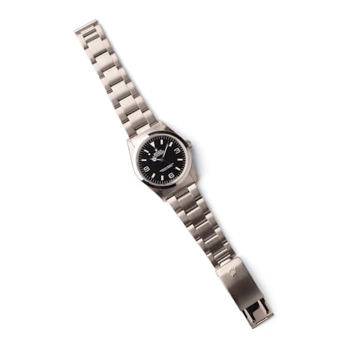 laydown image of 1991 Rolex 14270 Explorer I RSC Serviced