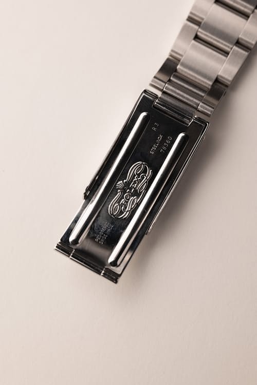 laydown detail image of 1991 Rolex 14270 Explorer I RSC Serviced