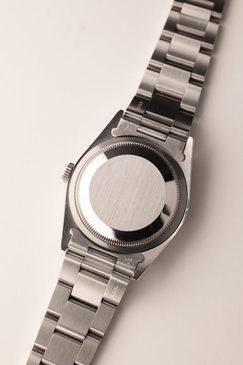 laydown detail image of 1991 Rolex 14270 Explorer I RSC Serviced