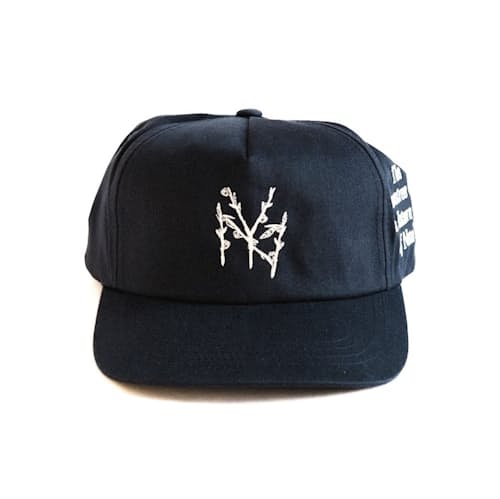 laydown image of NY Branches Unstructured 5-panel Hat