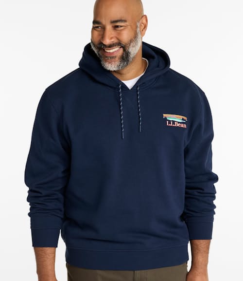 on model image of Mountain Classic Hoodie