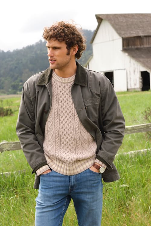 lifestyle image of Original Cotton Field Coat (Cotton-Lined)