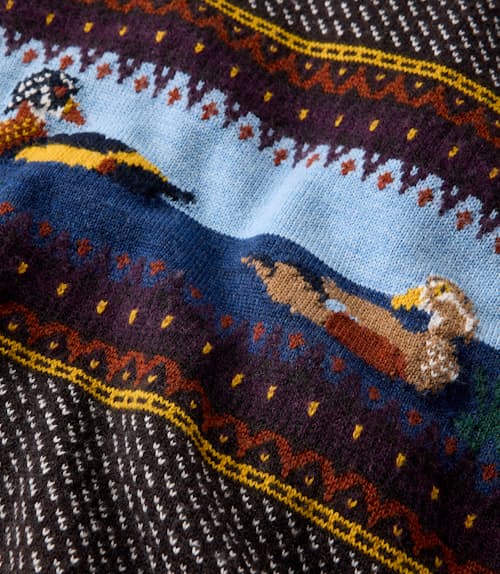 laydown detail image of Essential Merino Crewneck Sweater