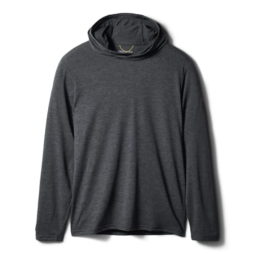laydown image of Airtex Long Sleeve Hooded Shirt