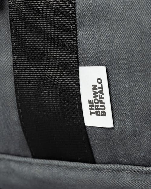 no crop image of Huckberry x Brown Buffalo Herringbone Twill Duffalo 50L