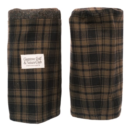 laydown image of Flint & Tinder x Gumtree Upcycled Headcover