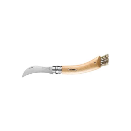 laydown image of No.08 Mushroom Knife with Brush