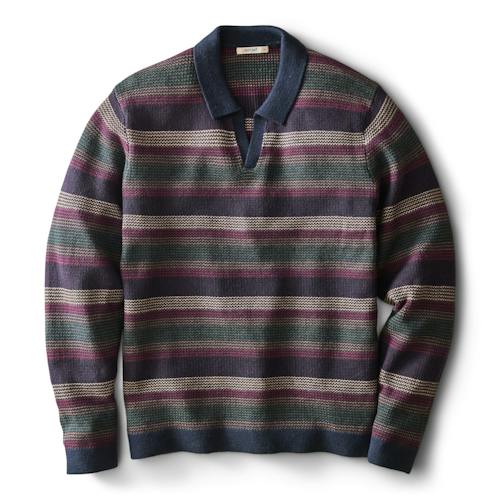 laydown image of Liam Sweater Polo