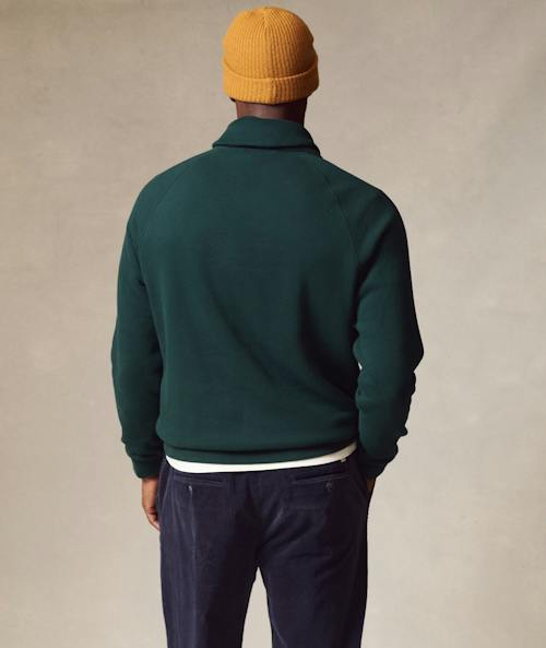 on model image of Cloud 9 Shawl Collar Pullover