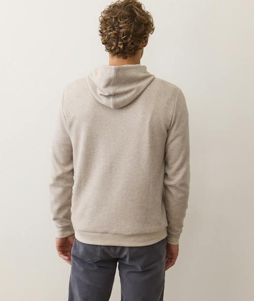 on model image of Waffle Hoodie