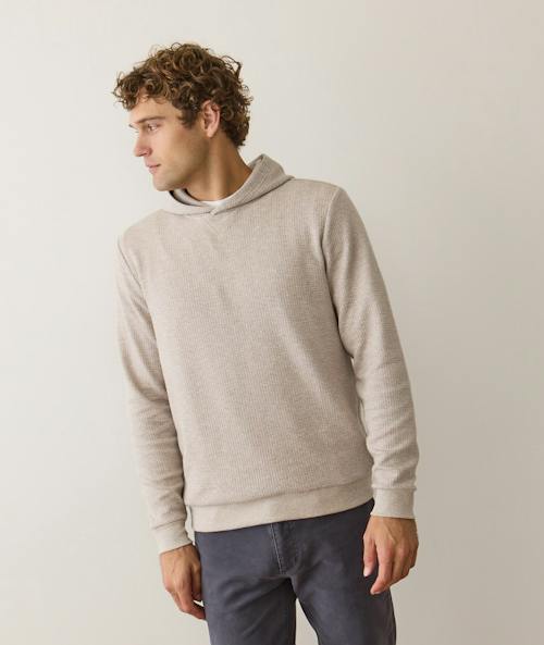 on model image of Waffle Hoodie