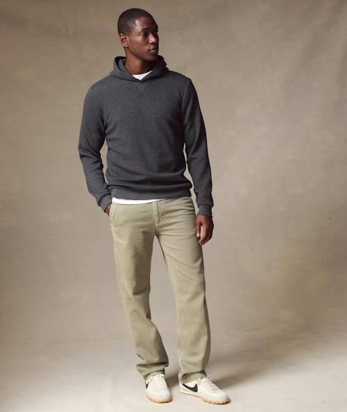 on model image of Waffle Hoodie