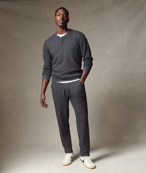 on model image of Waffle Lounge Pant