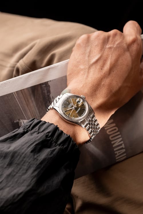 lifestyle image of 1986 Rolex 16030 Tropical Olive Green Datejust