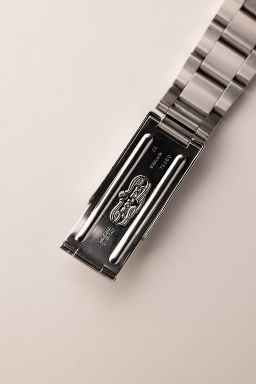 laydown detail image of 1985 Rolex 16750 Pepsi Gloss Dial