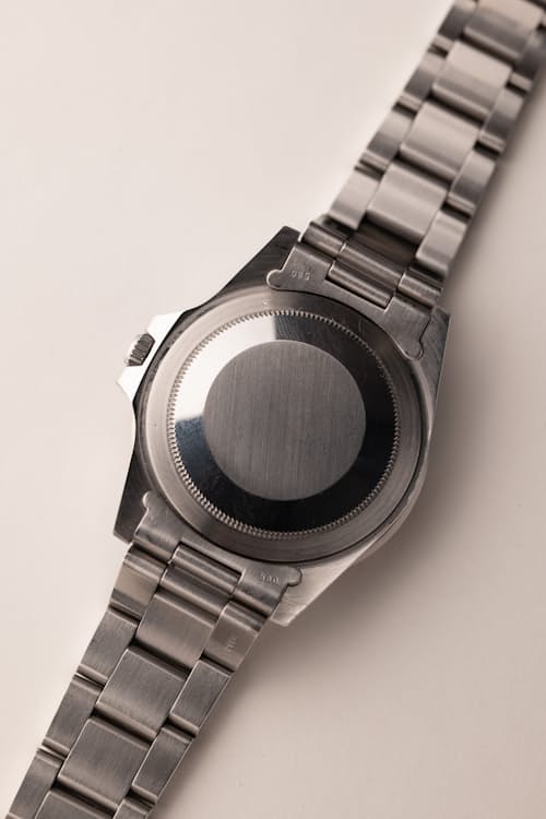 laydown detail image of 1985 Rolex 16750 Pepsi Gloss Dial