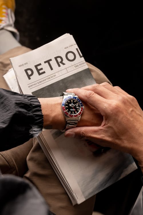 lifestyle image of 1985 Rolex 16750 Pepsi Gloss Dial