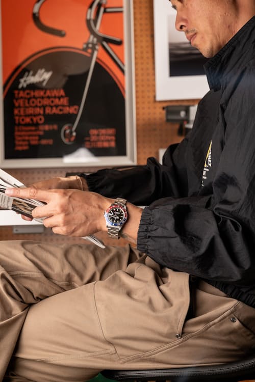 lifestyle image of 1985 Rolex 16750 Pepsi Gloss Dial