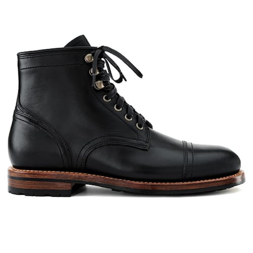 laydown image of Ernest Cap Toe Boot