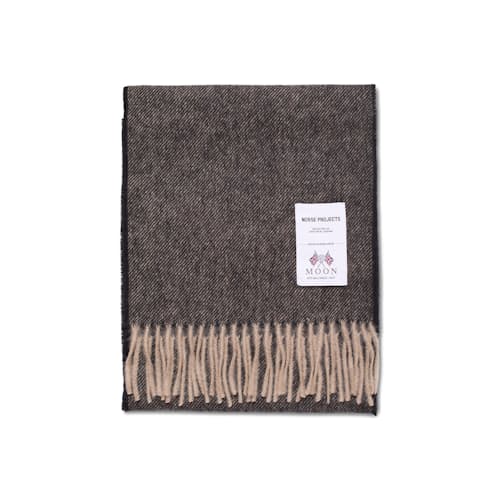 laydown image of Norse Moon Merino Lambswool Scarf