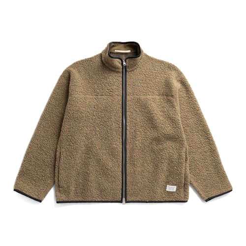 laydown image of Bjerget Sherpa Wool Fleece Jacket